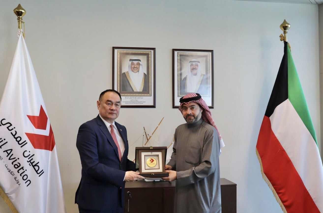 الكويت ومنغوليا توقعان اتفاقية لتعزيز التعاون في قطاع الطيران 1 الكويت ومناغوليا