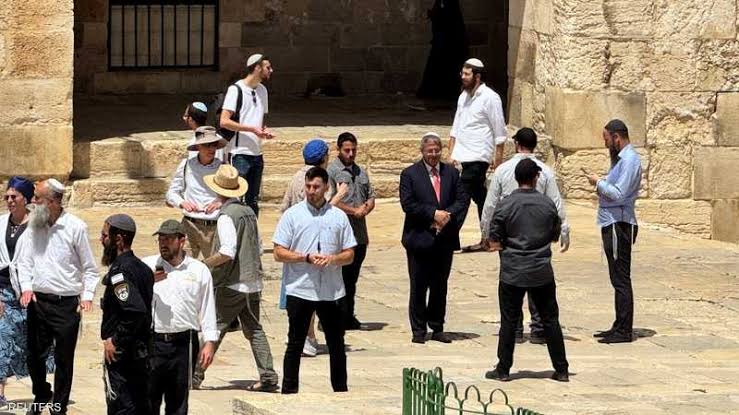 اقتحام جديد لبن غفير والمستوطنين للمسجد الأقصى 1 IMG 9372