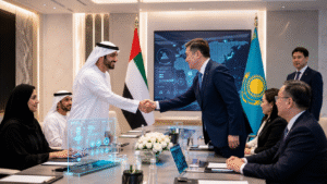 الإمارات وكازاخستان تبحثان توسيع التعاون القنصلي وتوظيف الذكاء الاصطناعي في الخدمات 11 file 00000000afb48246a8c8b219699510eb
